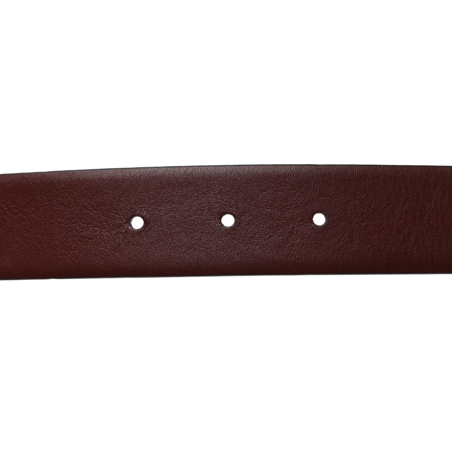 Chanel Calfskin CC Reversible Belt 80 32 Black Burgundy 4 of 8