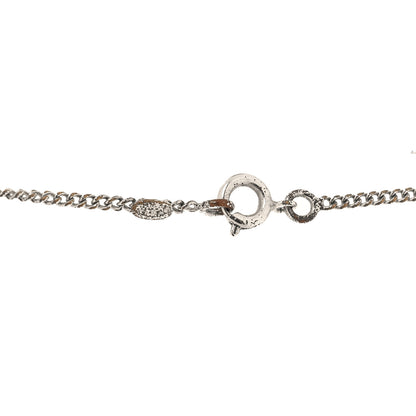 Chanel Resin CC Pendant Necklace Silver Gold 4 of 5