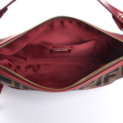 Fendi Zucca Small Shoulder Bag Red 5 of 9