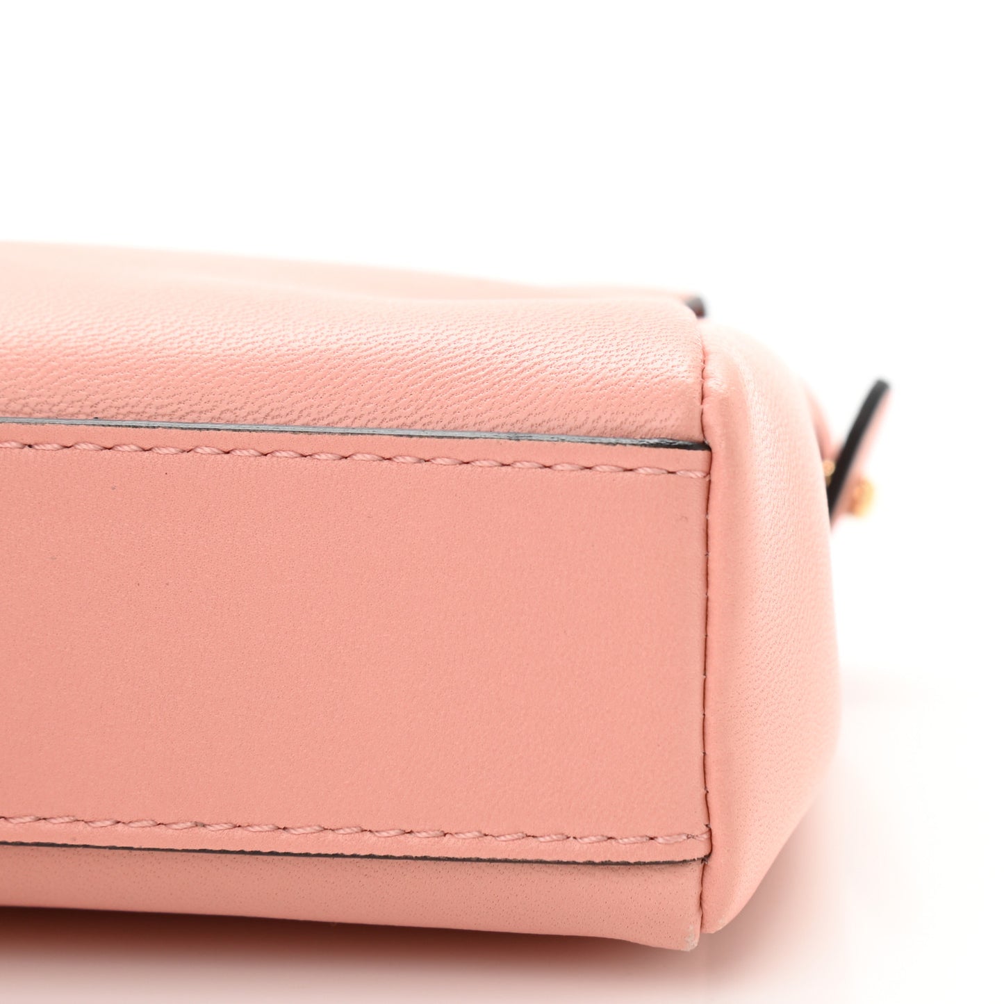 Shiny Nappa Micro Peekaboo Iconic Satchel Pink