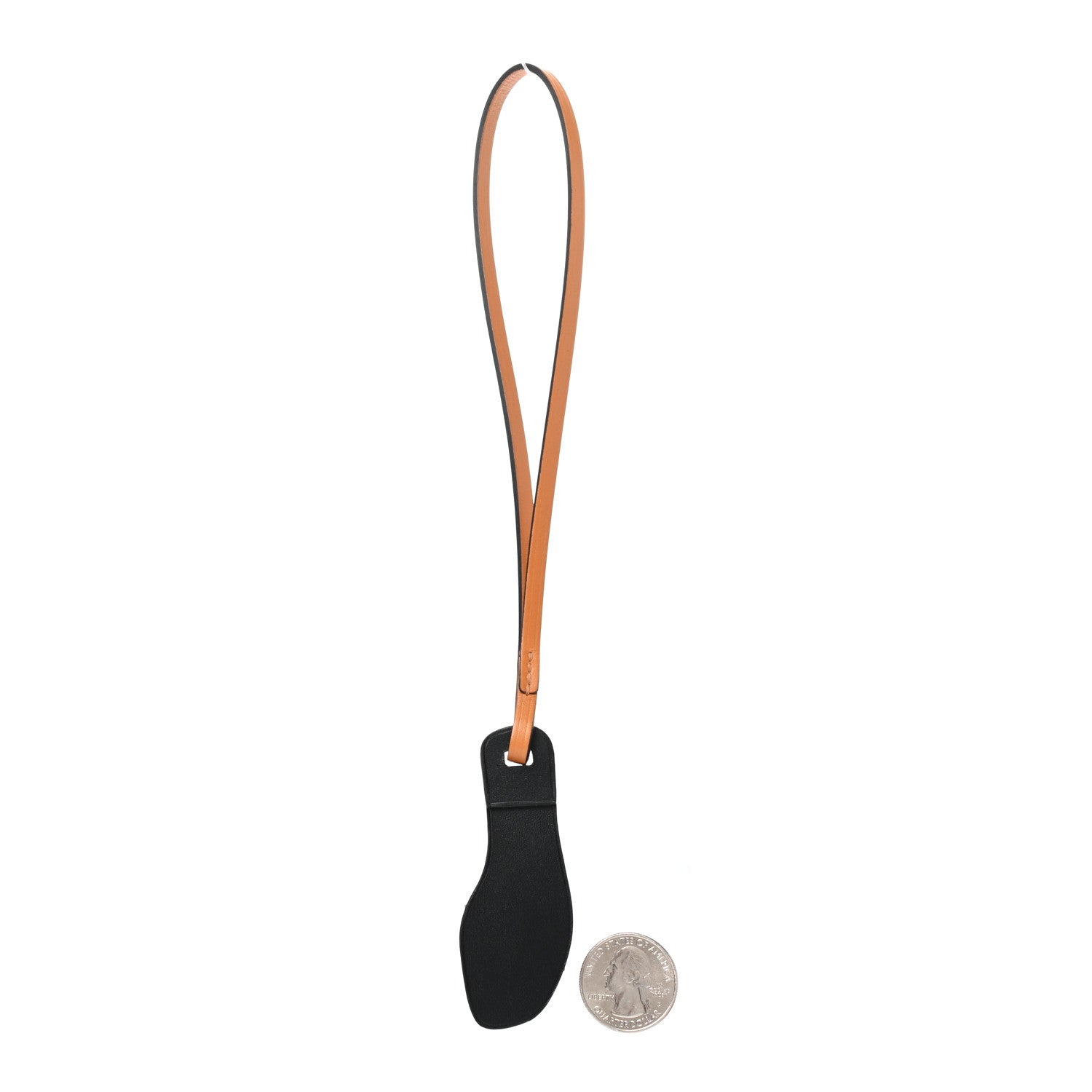 Hermes Epsom Butler Calfskin Hunter Oran Nano Bag Charm Etoupe 2 of 4