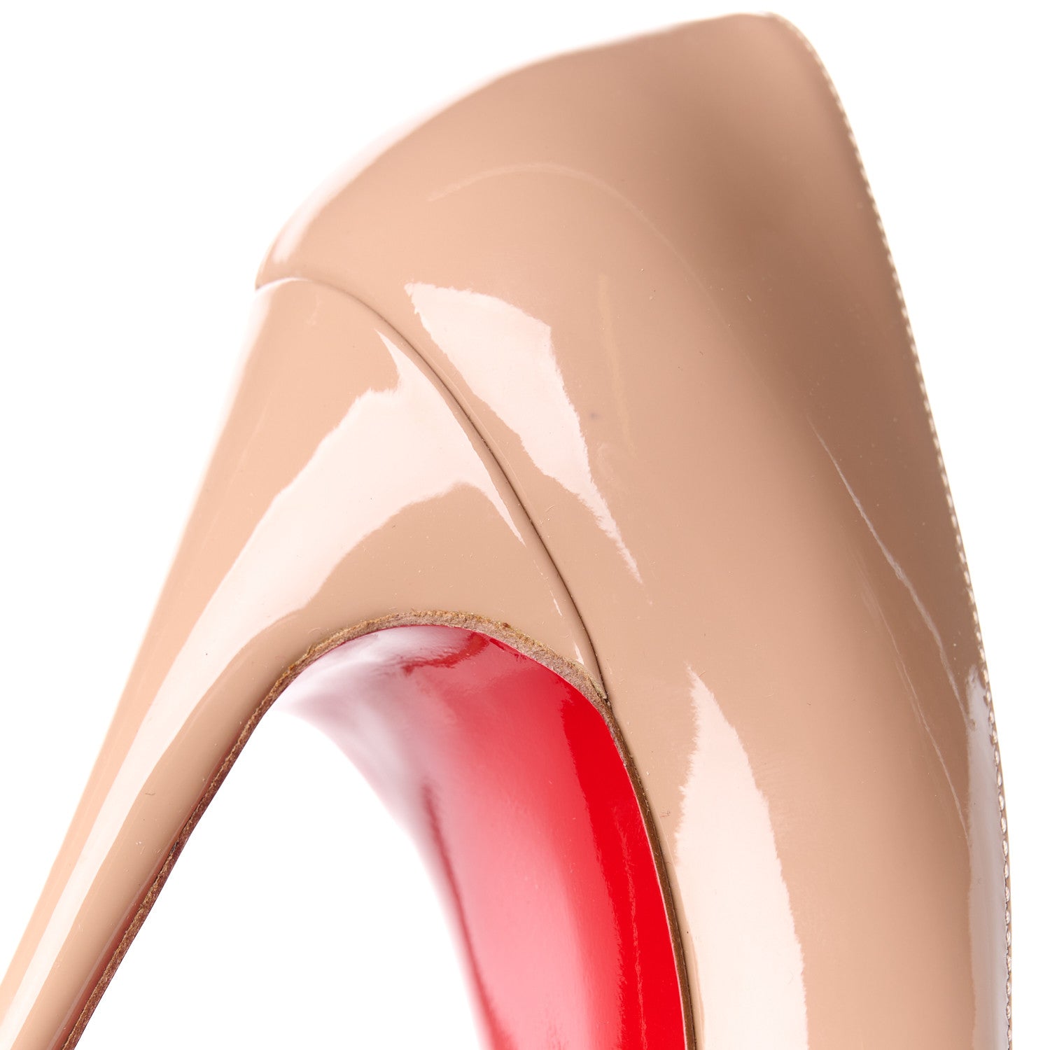Christian Louboutin Patent So Kate 120 Pumps 38 Nude 10 of 11