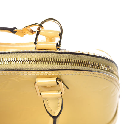 Louis Vuitton Vernis Alma BB Citrine 12 of 16