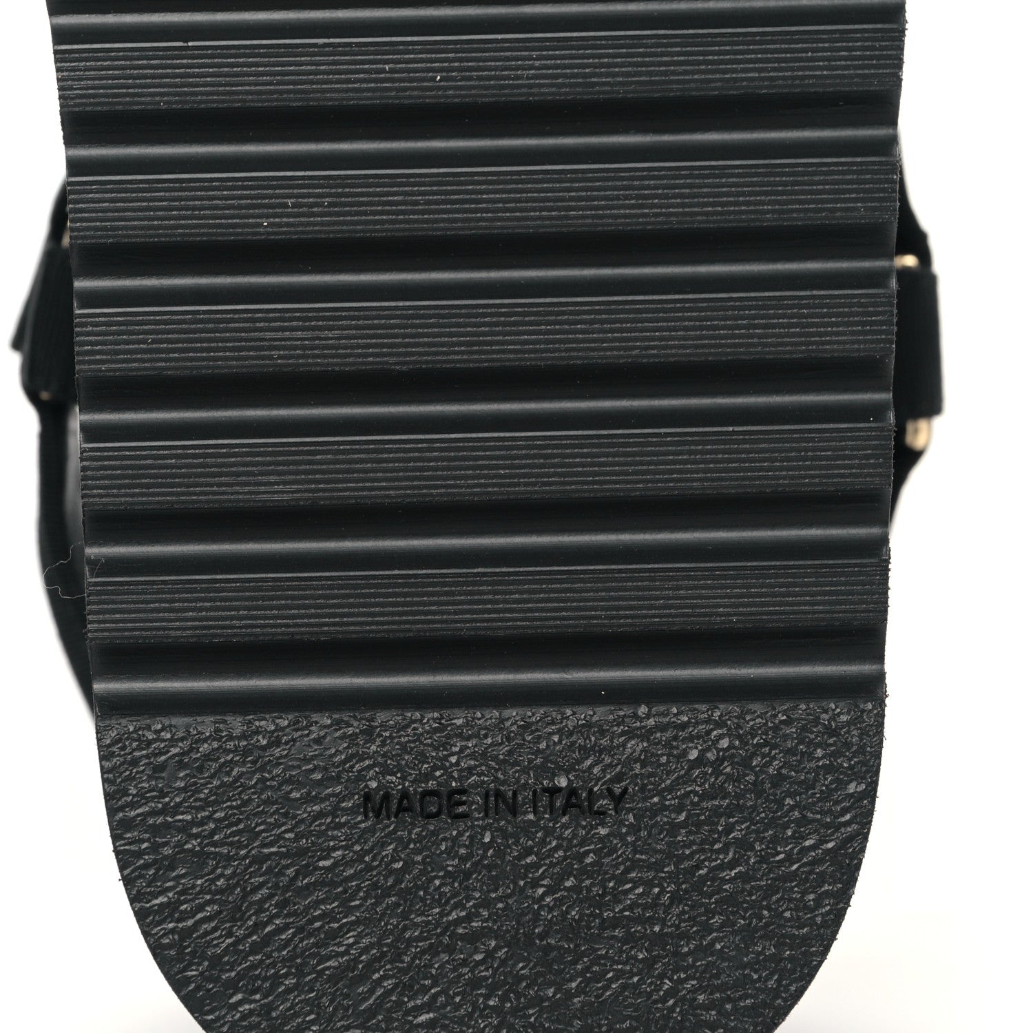 Chanel Grosgrain CC Platform Sandals 37 Black 6 of 9