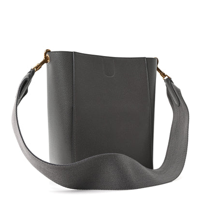 Celine Soft Grained Calfskin Small Sangle Bucket Bag Kohl 3 of 9