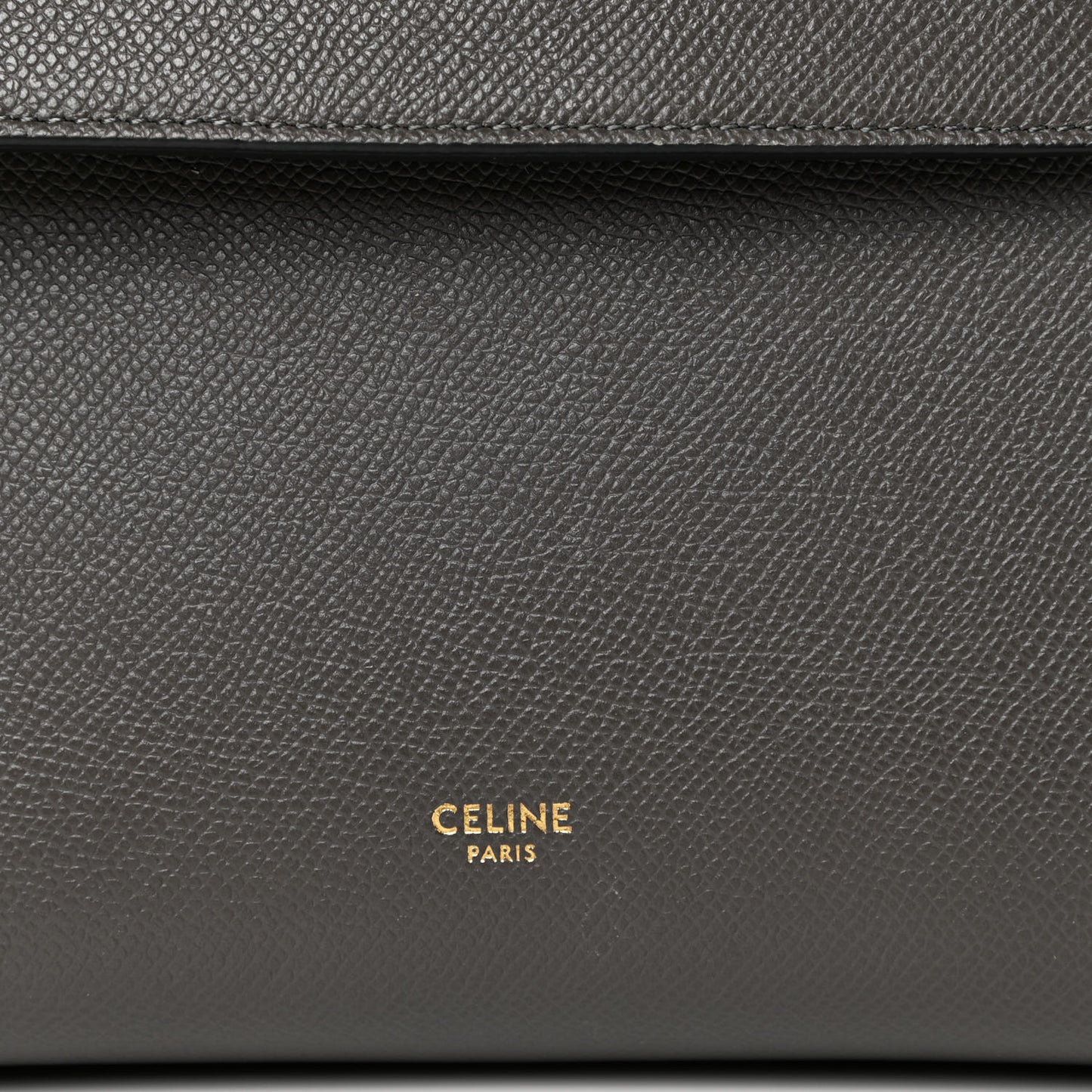 Grained Calfskin Micro Belt Bag Grey