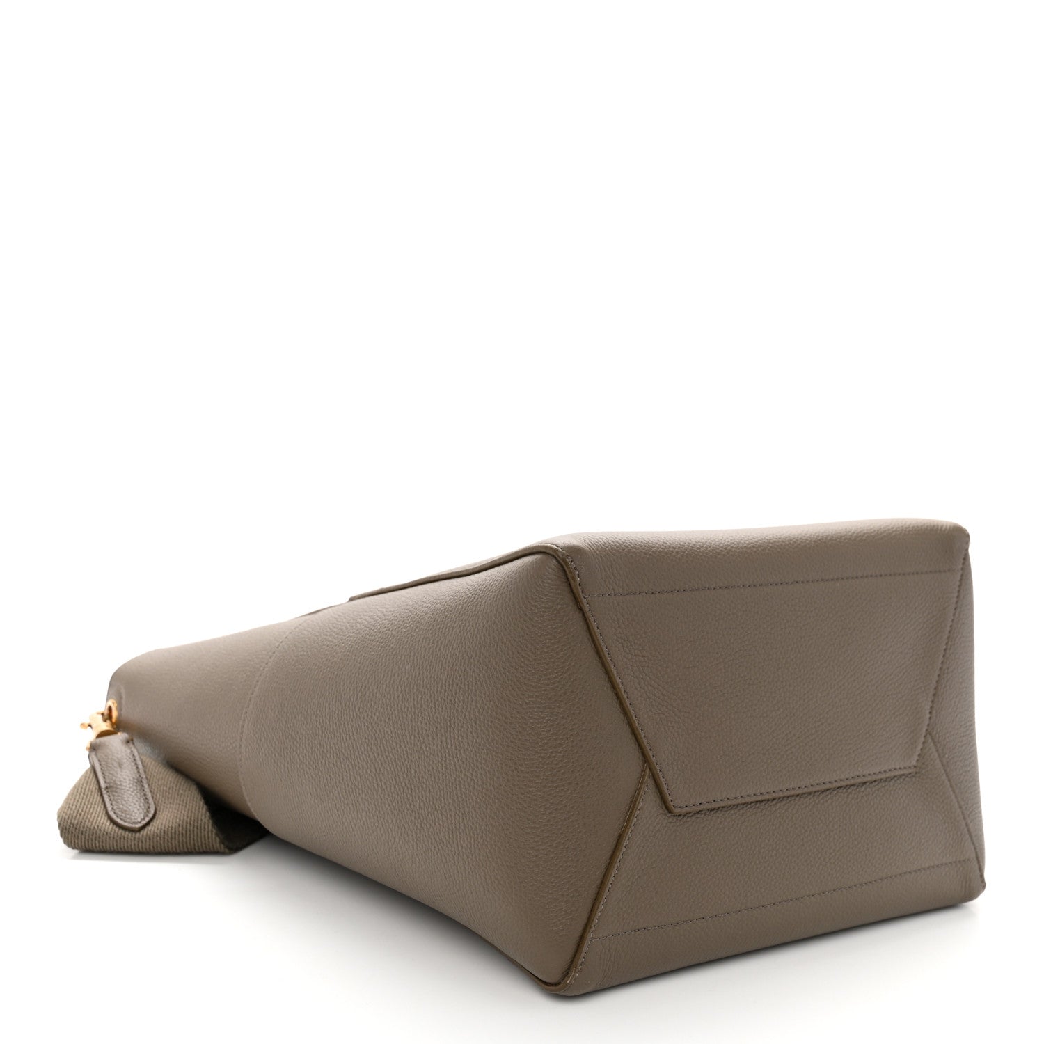 Celine Soft Grained Calfskin Sangle Bucket Bag Taupe 4 of 8