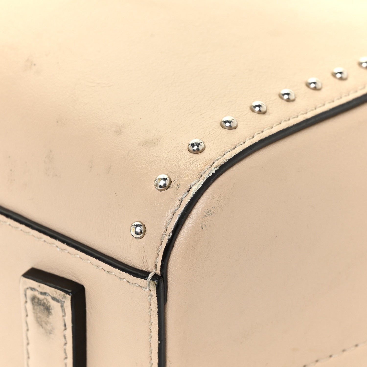 Givenchy Calfskin Mini Studded Antigona Beige Buff 10 of 27