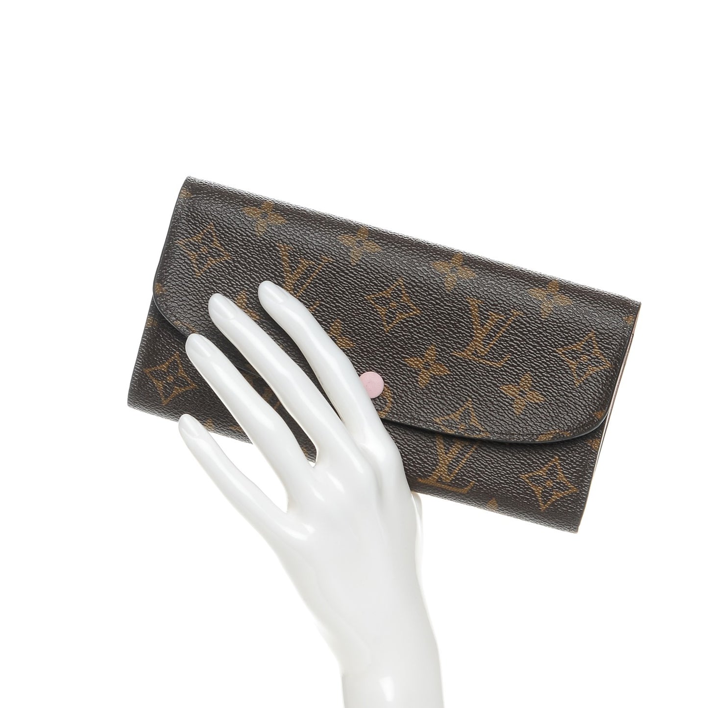 Monogram Emilie Wallet Rose Ballerine
