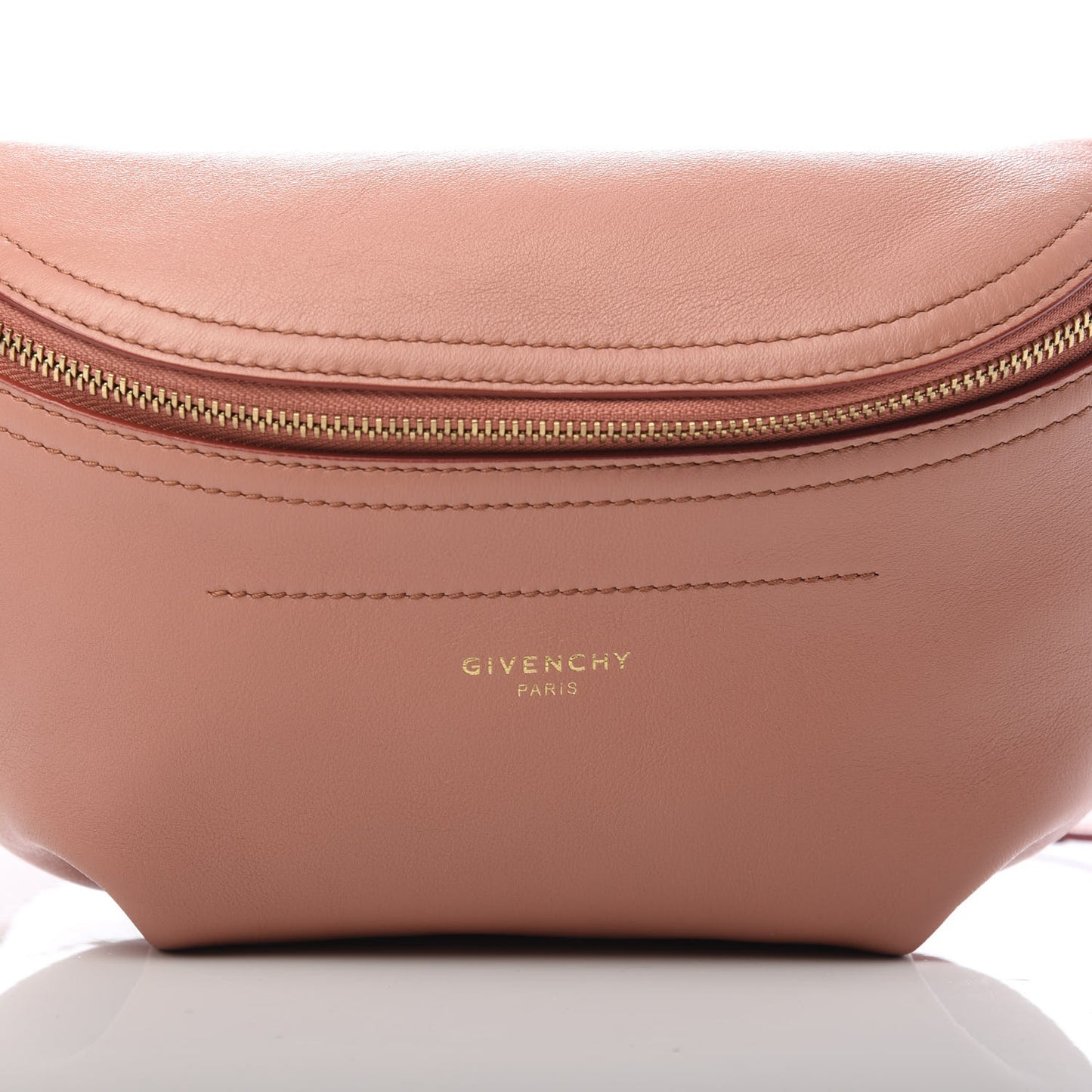 Calfskin Whip Belt Bag Pale Coral