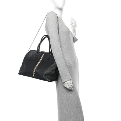 Valentino Garavani Grained Calfskin Va Va Voom Shoulder Bag Black 2 of 15