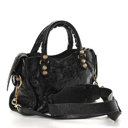Balenciaga Agneau Giant 12 Gold Hardware Mini City Black 3 of 9