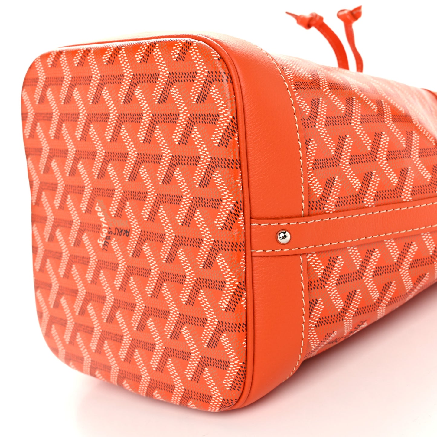 Goyardine Petit Flot Bucket Bag PM Orange