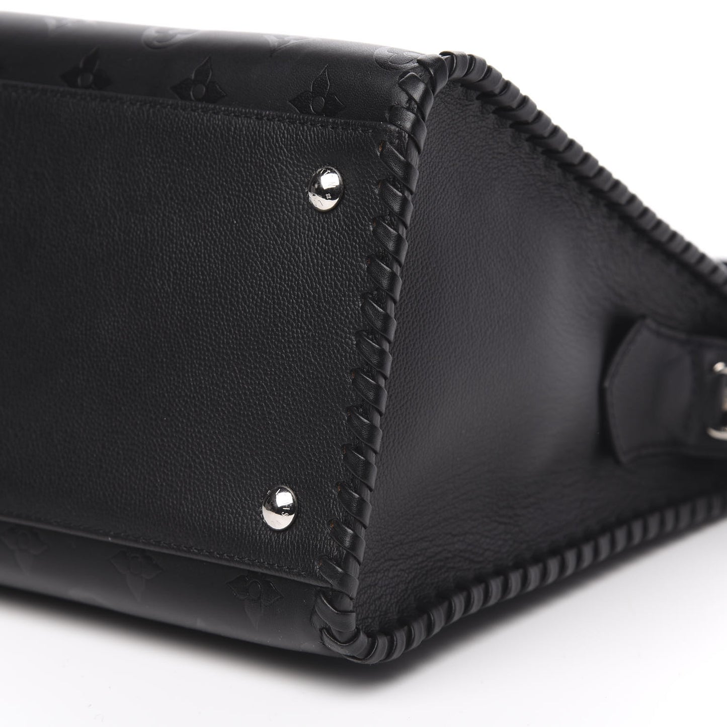Monogram Cuir Plume Very Zipped Tote Black