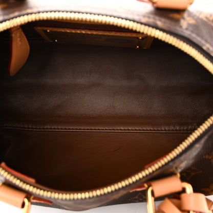 Louis Vuitton Calfskin Monogram Speedy P9 Bandouliere 25 5 of 10