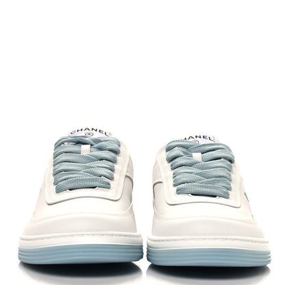 Chanel Calfskin CC Womens Sneakers 40 White 3 of 9
