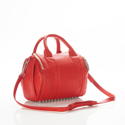 Alexander Wang Pebbled Lambskin Rockie Cola Rhodium Hardware 3 of 7