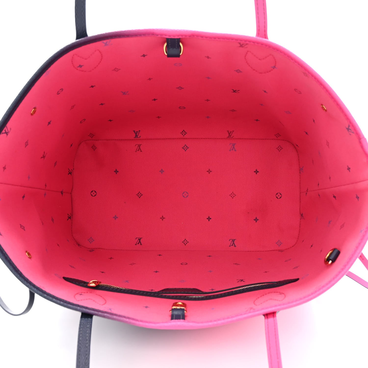 Louis Vuitton Monogram Giant Spring In The City Neverfull MM Midnight Fuchsia 7 of 13
