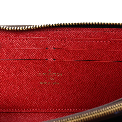 Louis Vuitton Damier Ebene Clemence Wallet Cherry 6 of 7