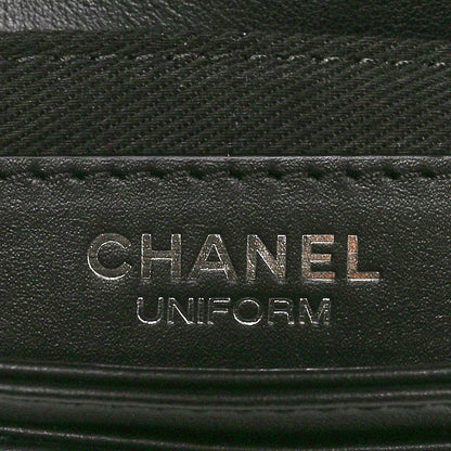 Chanel Calfskin Quilted CC Uniform Flap Belt Bag Black 6 of 11