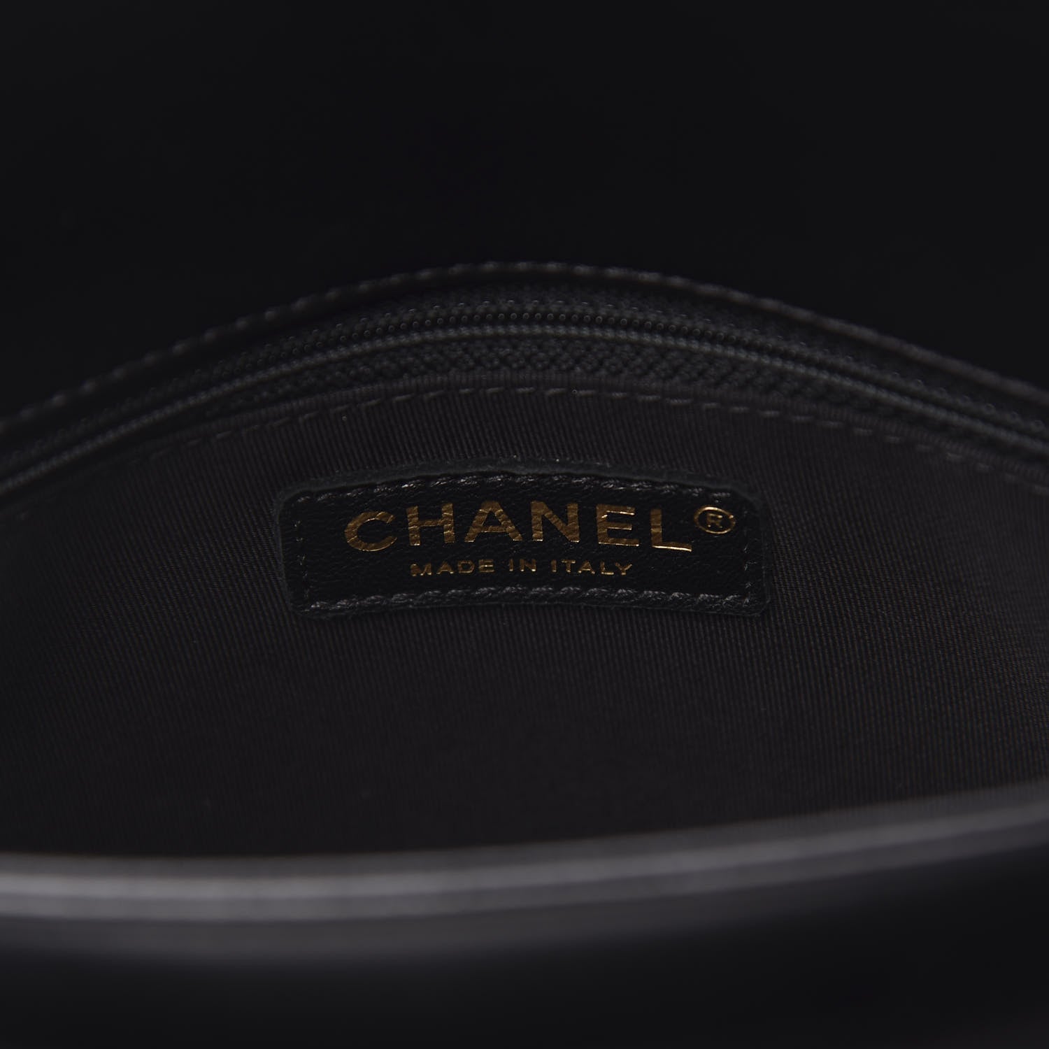 Chanel Lambskin Quilted Large CC Unchained Crossbody Black 6 of 13