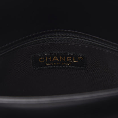 Chanel Lambskin Quilted Large CC Unchained Crossbody Black 6 of 13