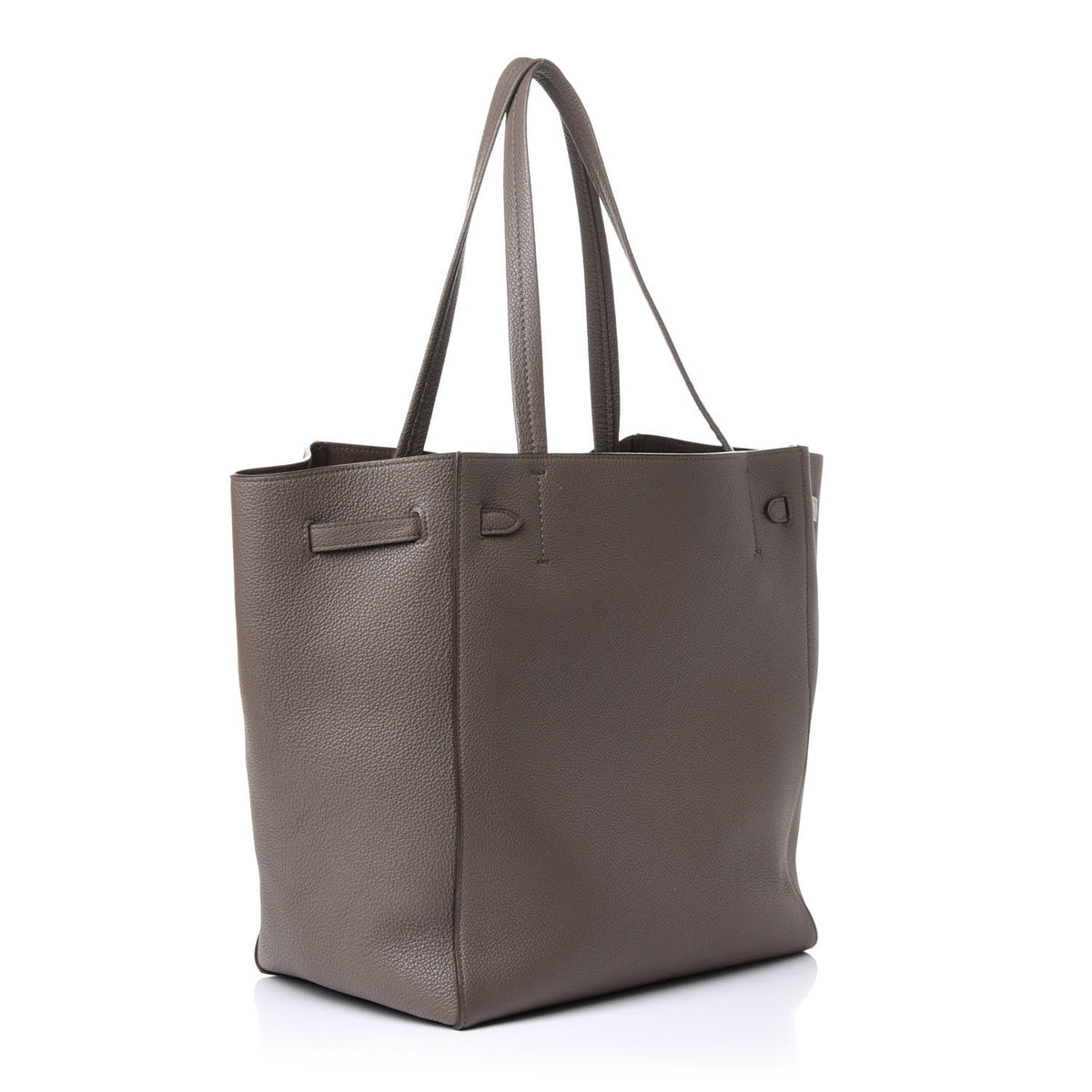 Soft Grained Calfskin Small Belt Cabas Phantom Taupe