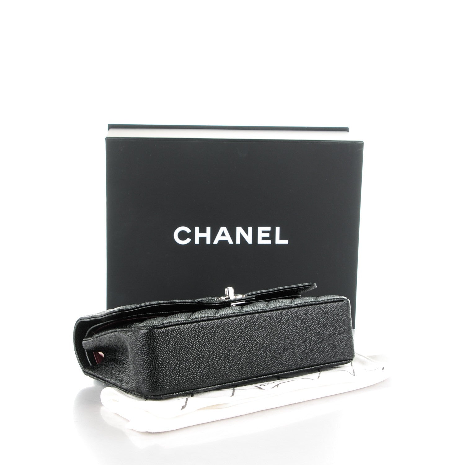 Chanel Caviar Quilted Medium Double Flap Black 4 of 8