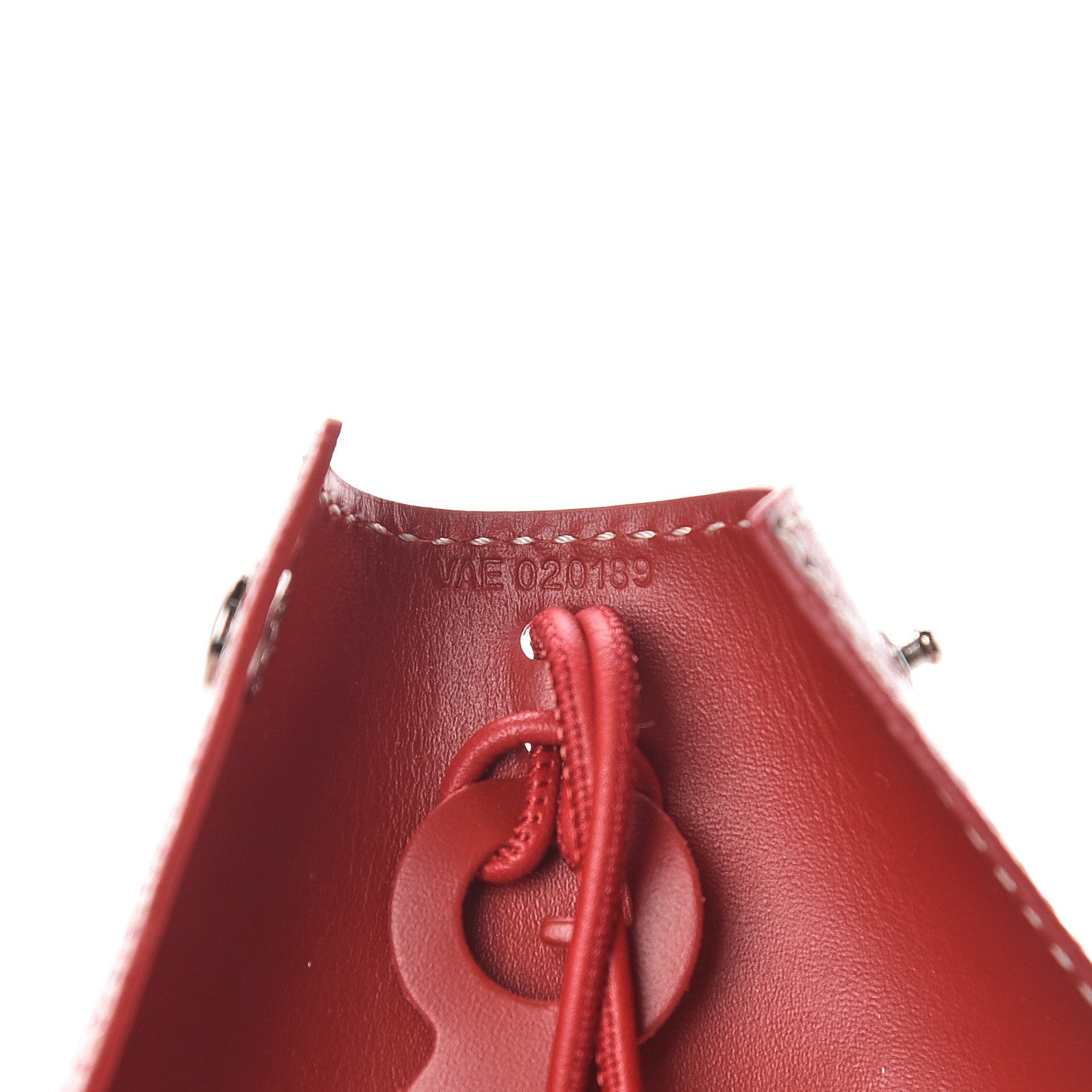 Goyard Goyardine Chambellan Bag Charm Red 4 of 5