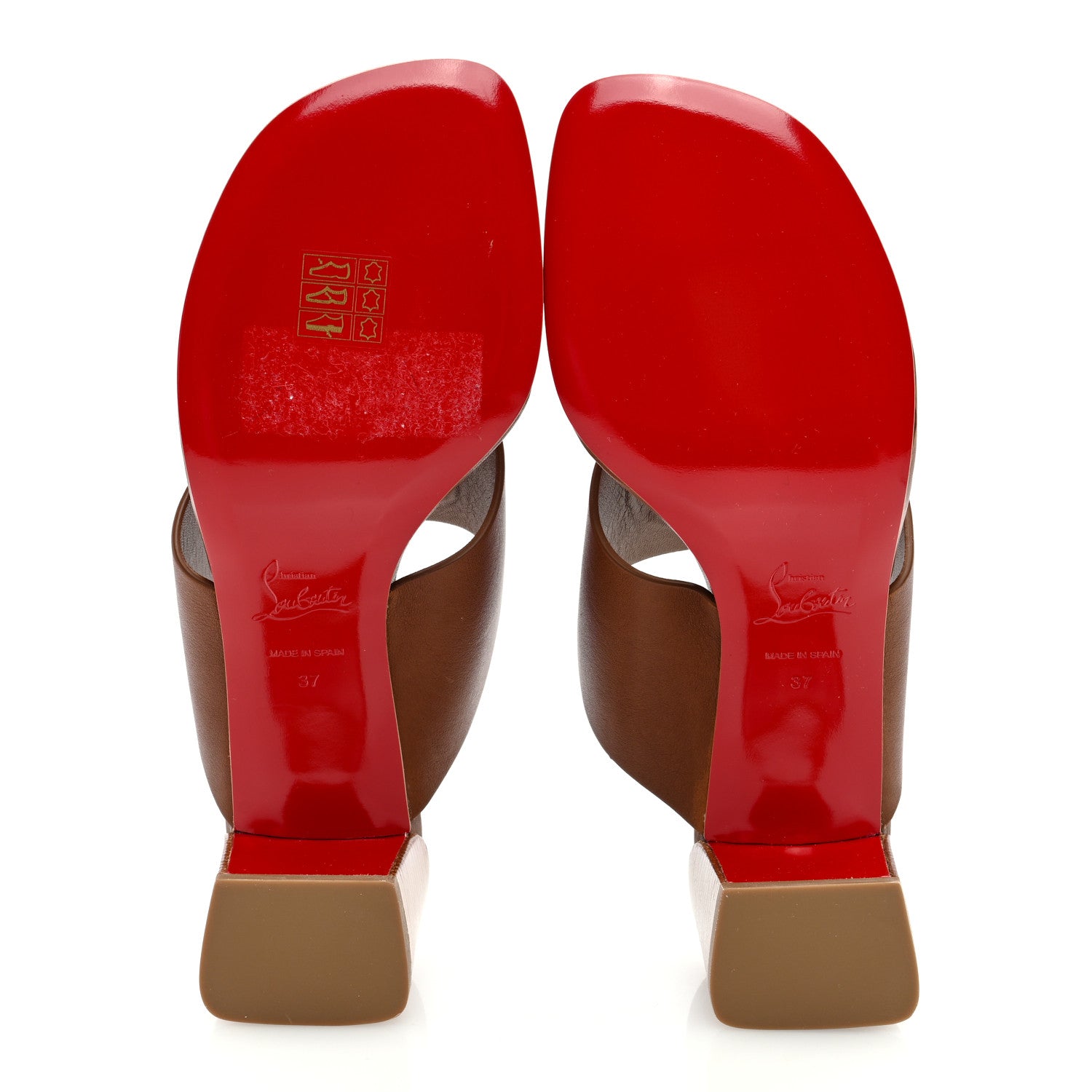 Christian Louboutin Calfskin CL Tongamule 55 Mule 37 Black 5 of 9