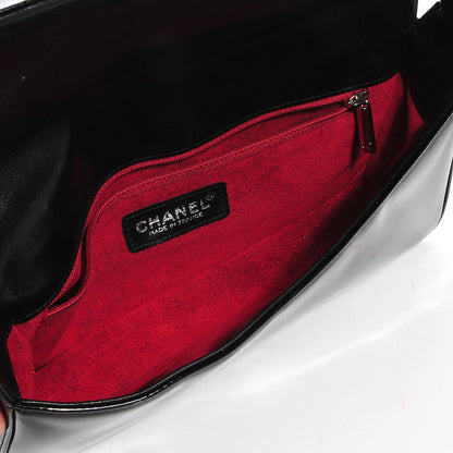 Chanel Patent Quilted CC Chocolate Bar Flap Black 5 of 8