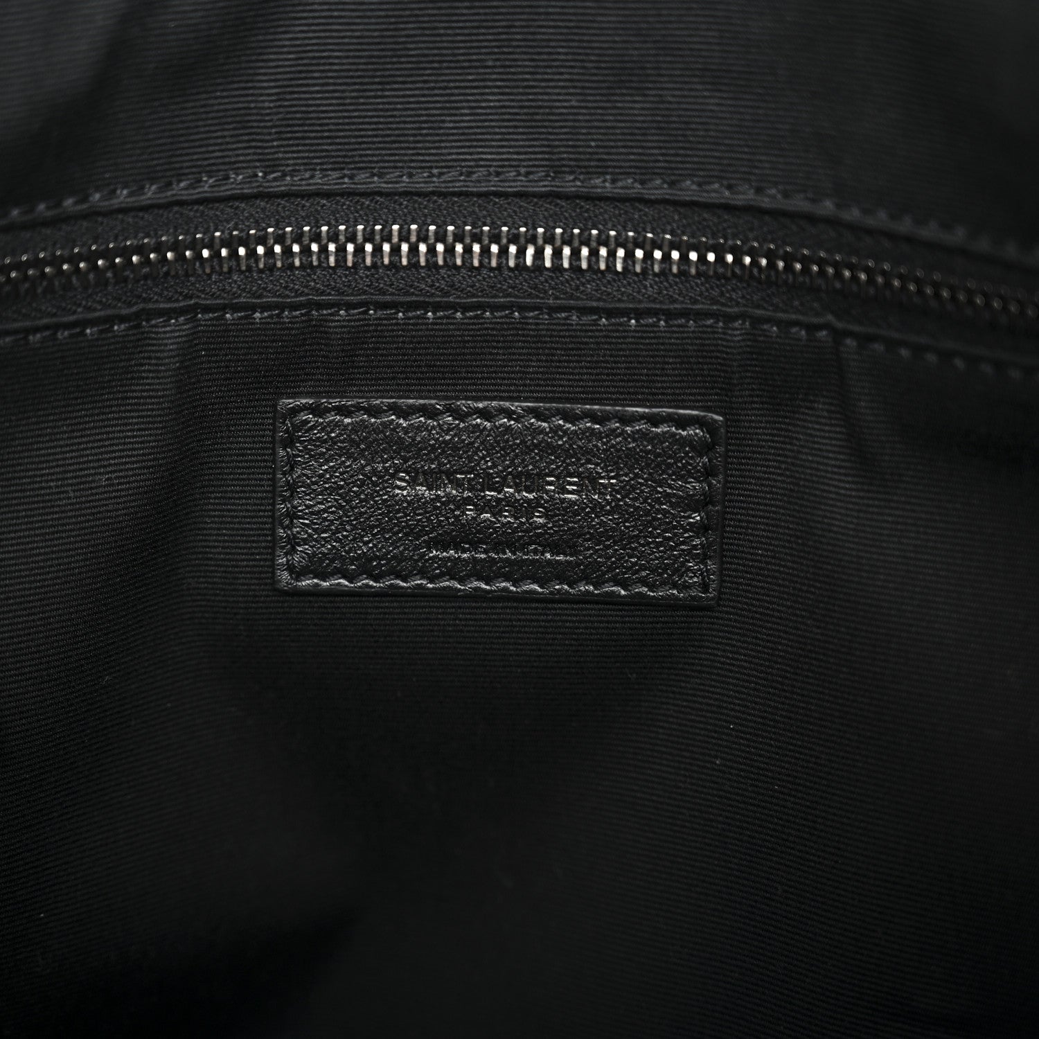Saint Laurent Crinkled Calfskin Matelasse Monogram Medium Niki Shopper Tote Black 7 of 11