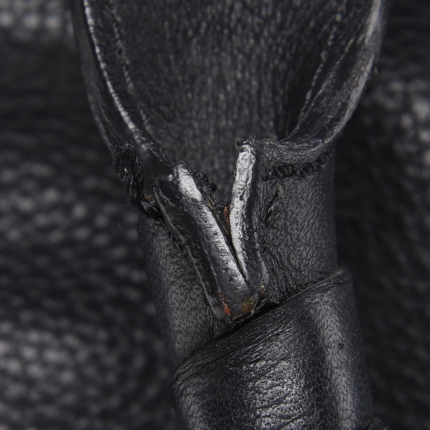 Calfskin Medium Marcie Satchel Black