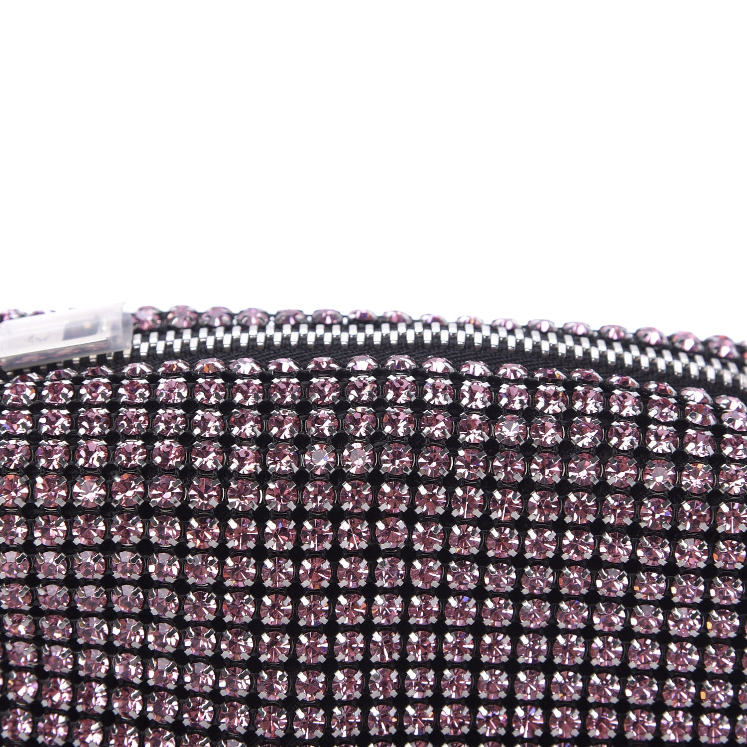 Alexander Wang Mesh Crystal Rhinestone Mini Heiress Pouch Pink 7 of 10