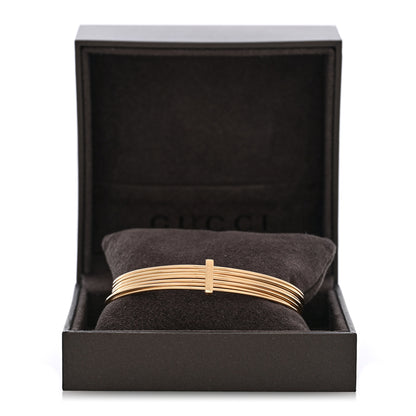 Gucci 18K Yellow Gold 7 Row Multi Bangle Bracelet 4 of 4