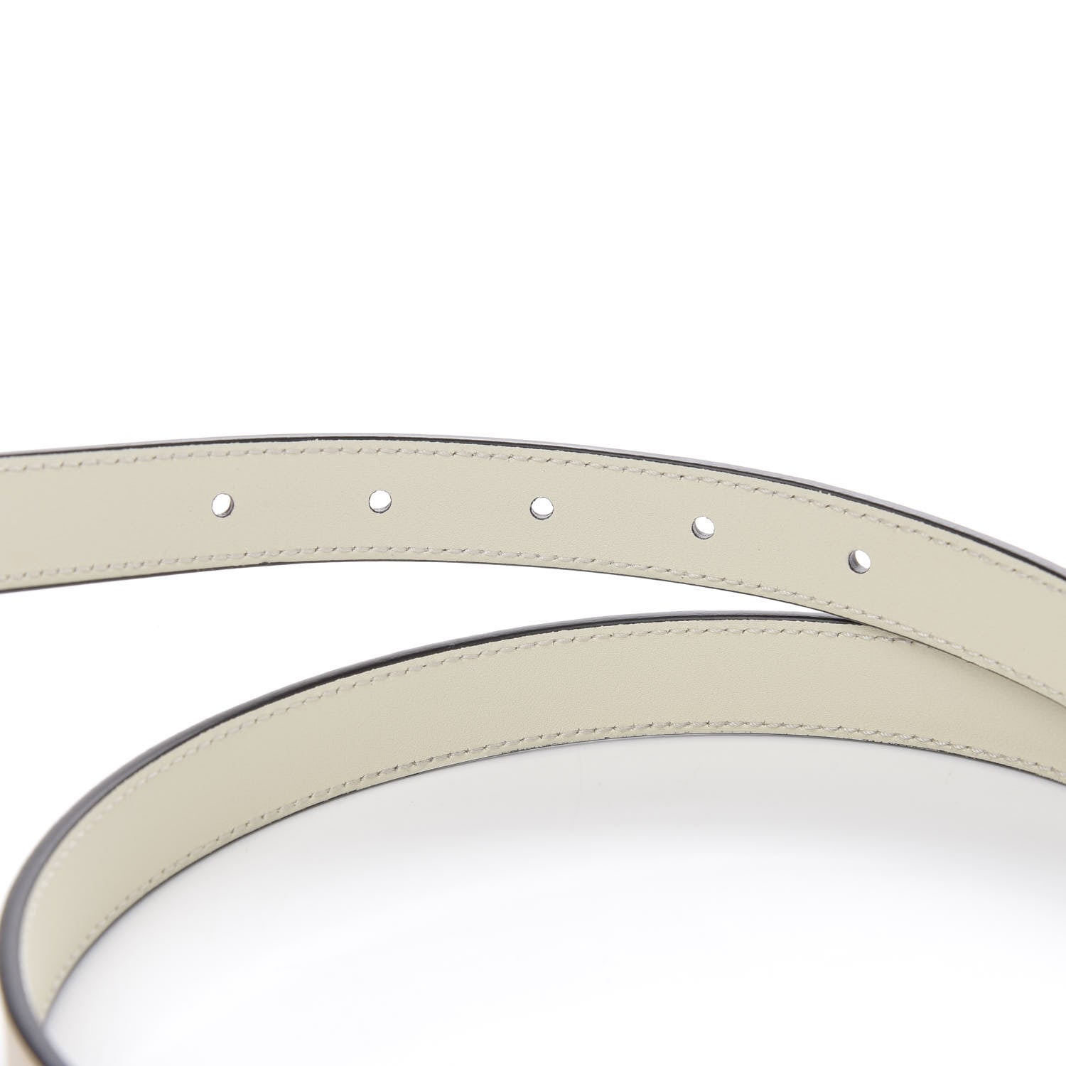 Gucci Calfskin Double G 20mm Belt 90 36 Mystic White 4 of 6