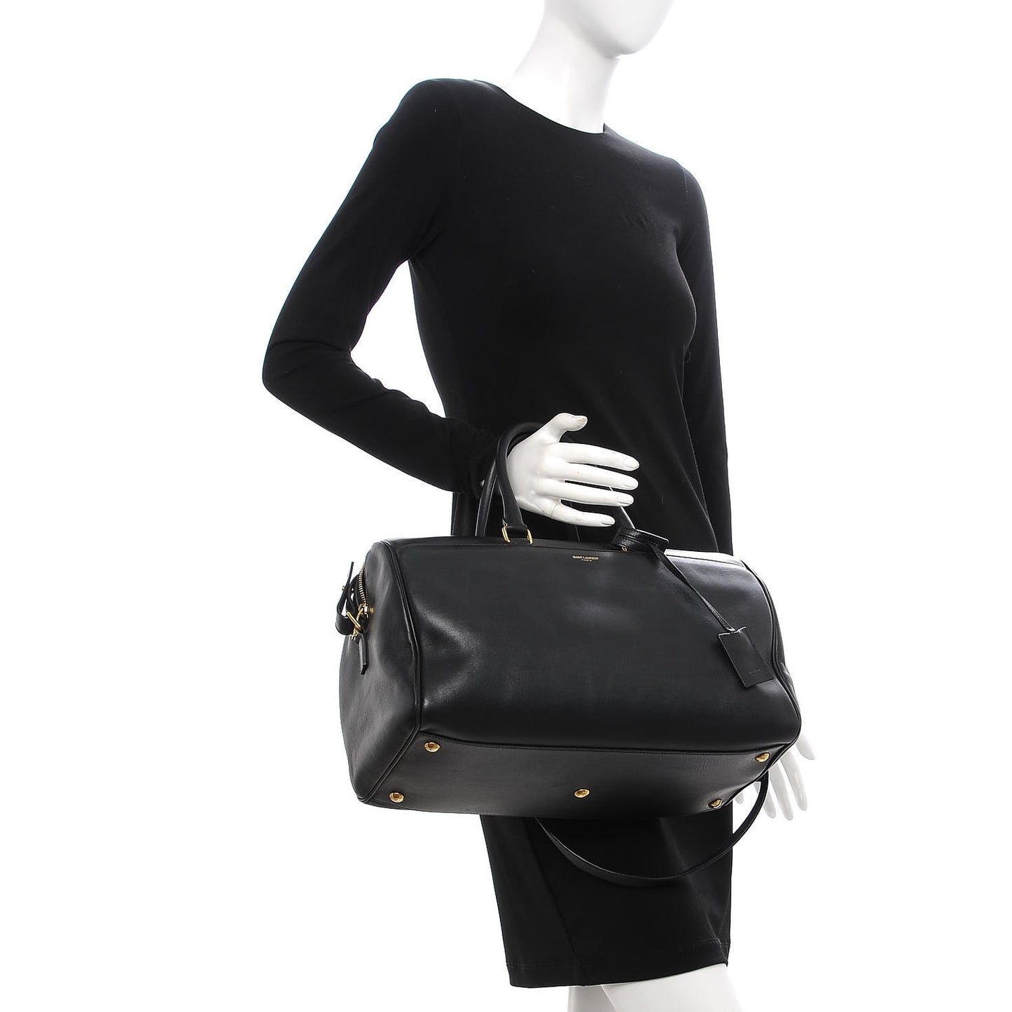 Calfskin Classic Duffle 12 Black