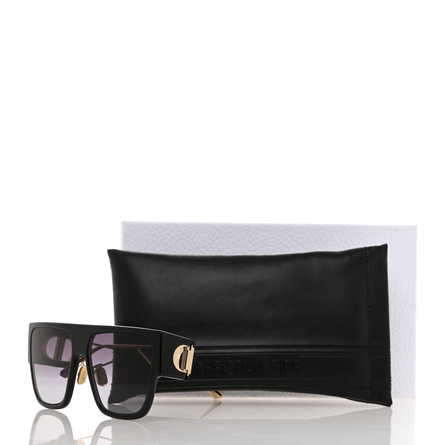 Christian Dior Rectangular 30 Montaigne S3U Sunglasses Black 7 of 7