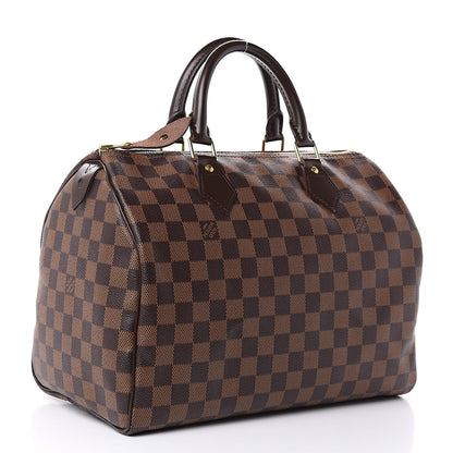 Louis Vuitton Damier Ebene Speedy 30 3 of 10