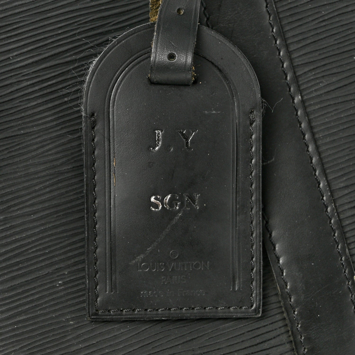 Louis Vuitton Epi Keepall 50 Black 10 of 11