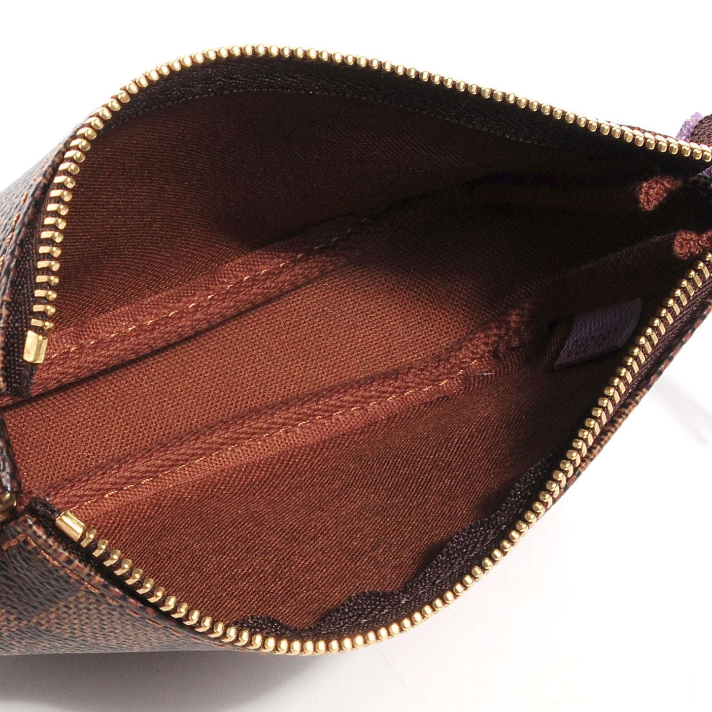 Damier Ebene Illustre Mini Pochette Accessories Violet