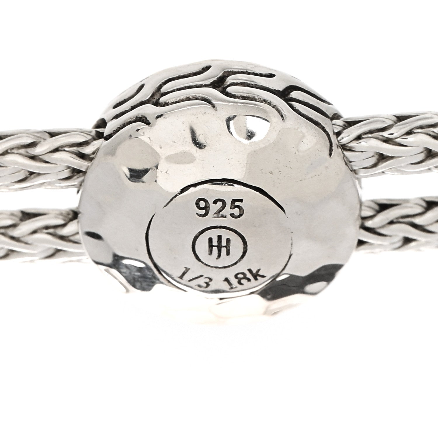 John Hardy Sterling Silver 18K Yellow Gold Palu Slider Bracelet 3 of 3
