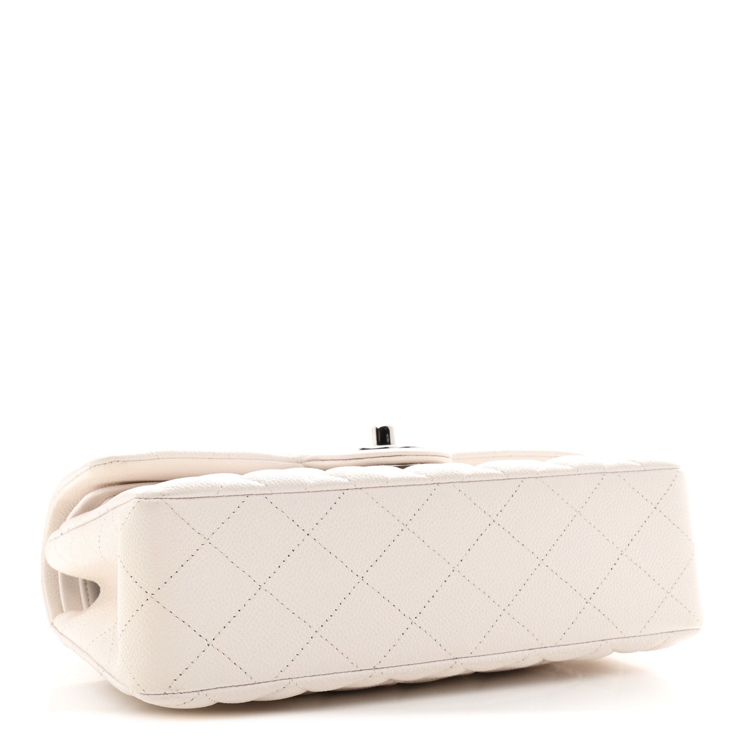 Chanel Caviar Quilted Small Double Flap White 4 of 9