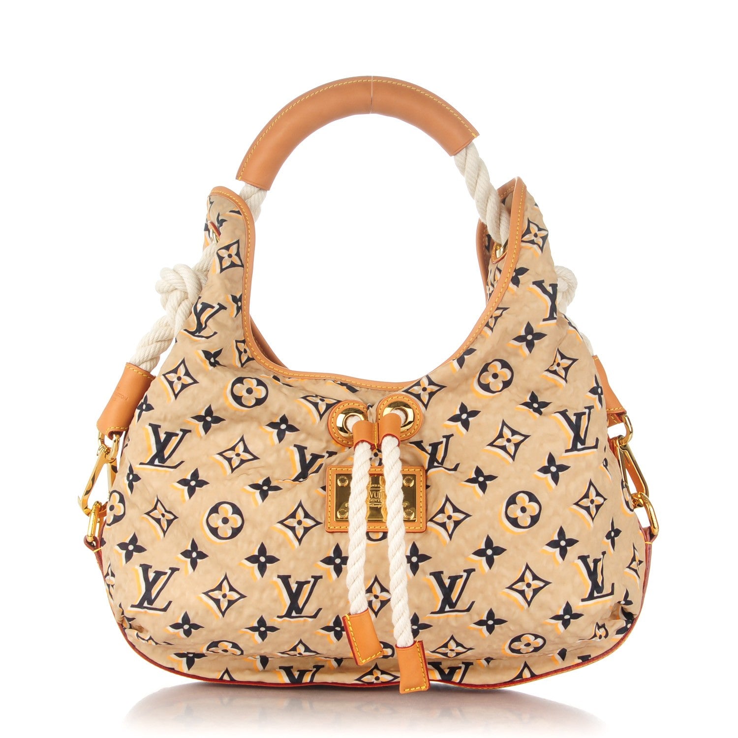 Louis Vuitton Canvas Monogram Cruise Bulles MM Natural 1 of 8