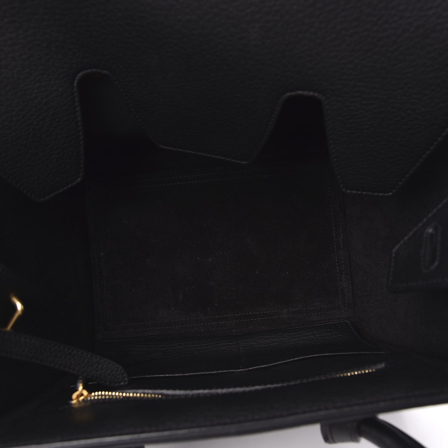Crisped Calfskin Small Tie Knot Tote Black