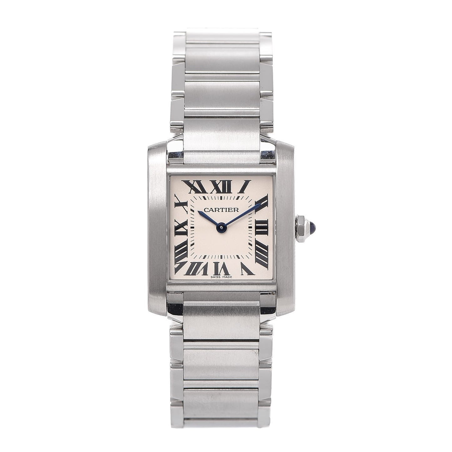 Stainless Steel 25mm Tank Francaise Quartz Watch
