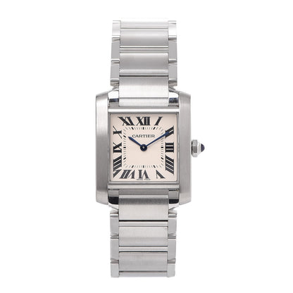 Cartier Stainless Steel 25mm Tank Francaise Quartz Watch 1 of 9