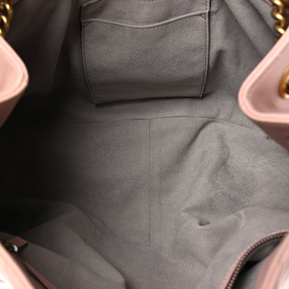 Gucci Calfskin Matelasse Medium GG Marmont Shoulder Tote Bag Perfect Pink 5 of 11