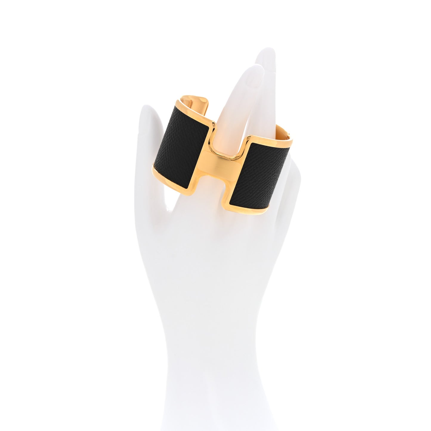 Epsom Olympe Cuff Bracelet T2 Black