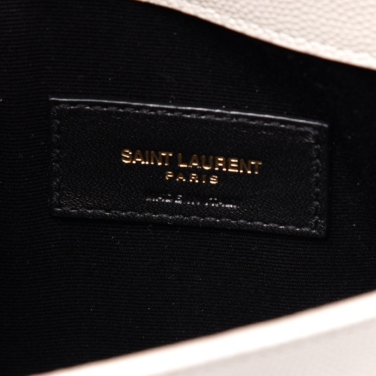 Saint Laurent Grain De Poudre Uptown Pouch Crema Soft 6 of 9